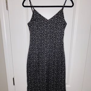 Forever21 Midi Crossback Satin Dress